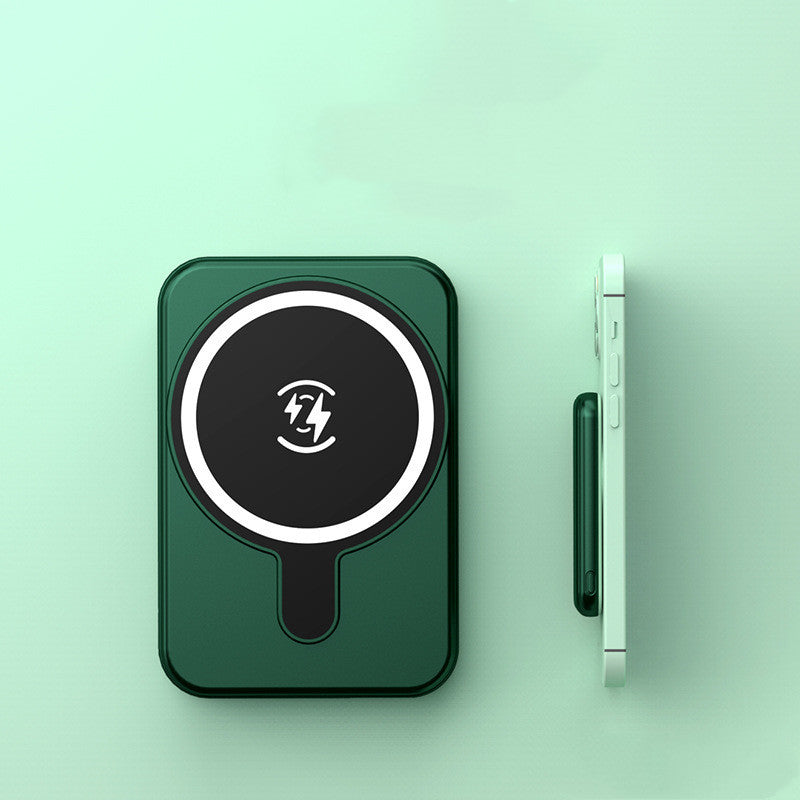 Mini Power Bank Sans Fil Magnétique 5000mAh – Charge Rapide et Portable