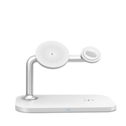 Chargeur Sans Fil 3-en-1 Magnétique – Charge Rapide pour Téléphone, Montre et Écouteurs