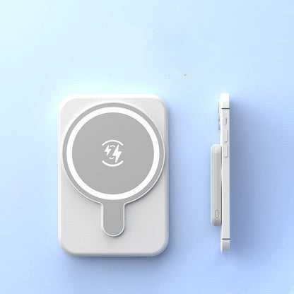 Mini Power Bank Sans Fil Magnétique 5000mAh – Charge Rapide et Portable