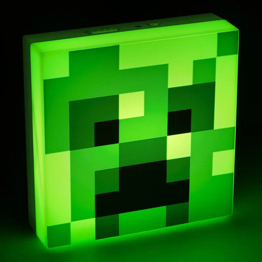 Lampe Creeper Minecraft LED – Veilleuse & Torche Murale