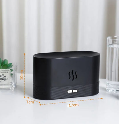 Diffuseur d’Arôme & Lampe Flamme LED 2-en-1